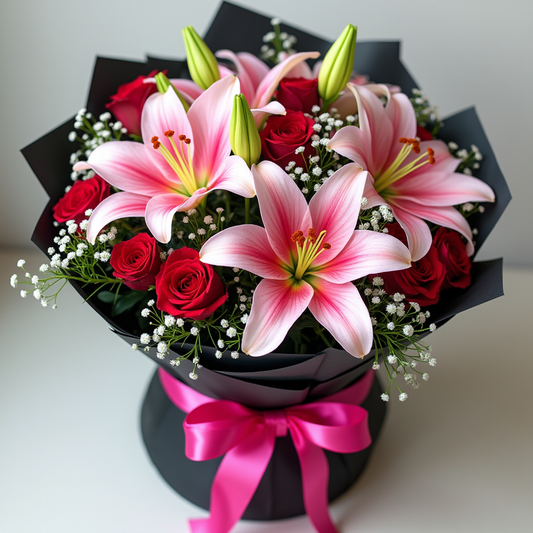 Romantic Lily & Rose