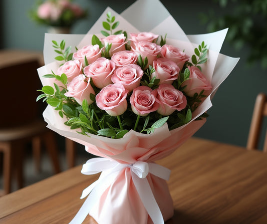 Pink Rose Charm