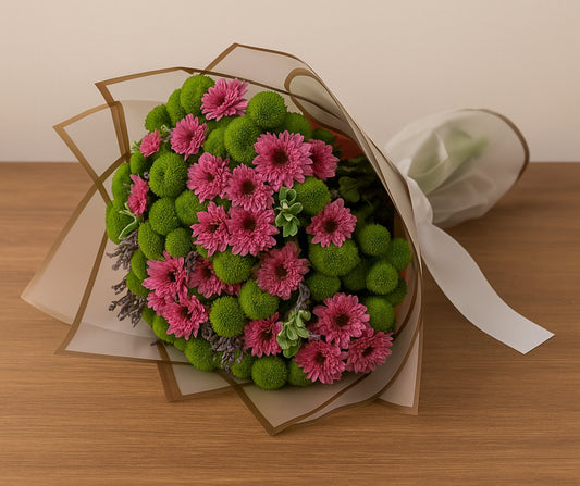 Pink Chrysanthemum Glow